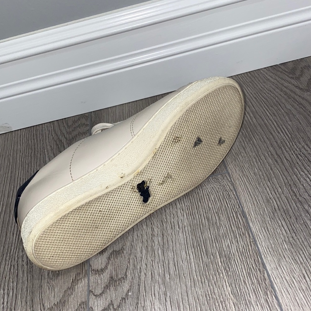 Coach Cream Lace-Up Sneakers - Picture 6 of 8